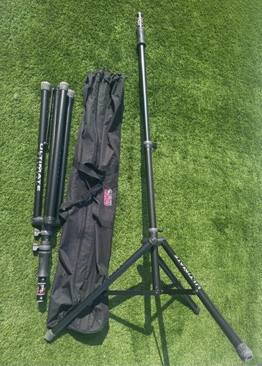 Ultimate Support TS-100B Air-Powered Speaker Stands (Pair) w/ Gator Carry Bag
