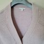 Cos pink cotton cardigan Size large ptp 24" button up in excellent condition Image 3