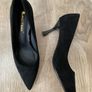 Suede black high heels Image 3