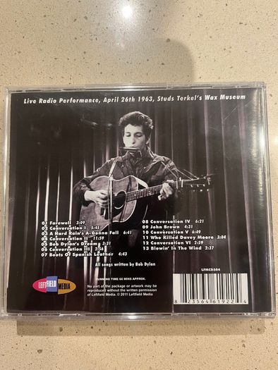 Bob Dylan - The Spirit Of Radio - Box Set of Legendary Broadcasts from the early 1960s