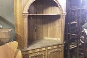 pine corner cabinet