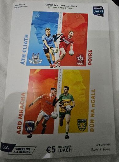 Division 1 and 2 league finals 2024
