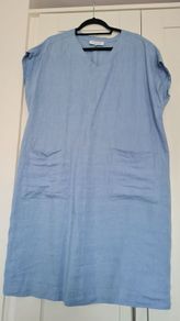 ladies  dress  blue