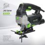 SALE 800W 3000 SPM Jig Saw Tool, Max 45 Degree Bevel Cutting Angle, 6 Adjustable Speeds, 4-Position Orbital Action,Laser Guide, Max Cutting Capacity: 100mm Wood, 10mm Metal Image 2