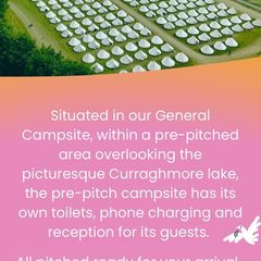 All Together Now Festival 2 person pre pitched tents