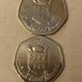 Two Dublin Millenniam 50p Coins 1988 Image 2