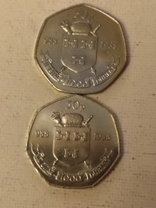 Dublin Millennial 50p Coins