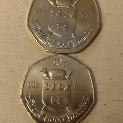 Dublin Millennial 50p Coins