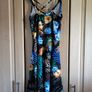 INSIDE Summer dress M black in flowers Image 2