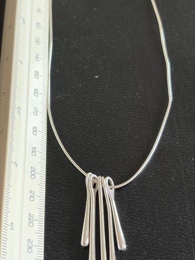 silver necklace
