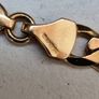 9ct gold figaro bracelet Image 4