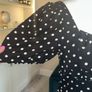 Brand-new Ladies Dove Ruched Detail Midi Dress In Black Spot from Girl in Mind Image 7