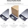 Postal Scales Digital 39kg/86lb, Parcel Shipping Scales, Postage Scales Mail Weighing with Hold Tare Function for office, Warehouse, Letter, Includes USB Cable, Tape Measure, Blue. Image 4