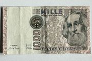 Italy 1000 Lira 1982 Banknote