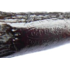 Vintage 1950 Real Briar Old Bond Bark Smoking Pipe