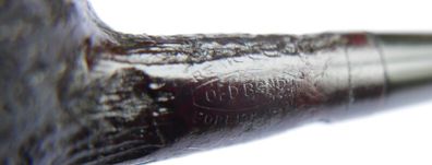 Vintage 1950 Real Briar Old Bond Bark Smoking Pipe