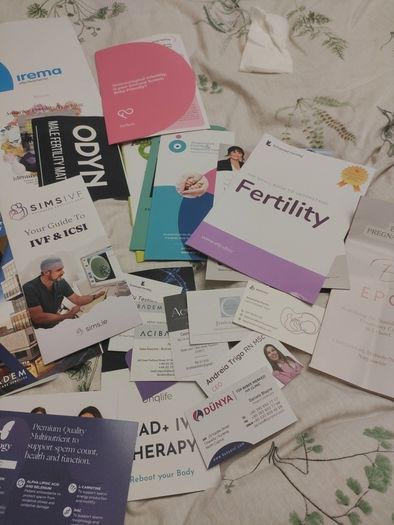 Pamphlets-fertility, pregnancy, IVF,  etc