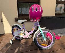 Kids Bike Girls Bike with Helmet and Protectors