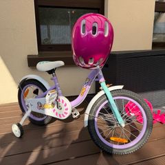 Kids Bike Girls Bike with Helmet and Protectors