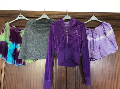 Pre-loved - 3 skirts + a purple jacket