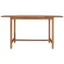 Garden Table 150x150x75 cm Solid Teak Wood Image 4