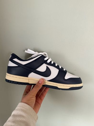 Vintage navy Nike dunks low