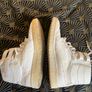 Puma Hi Tops All White Size UK 9 Image 3