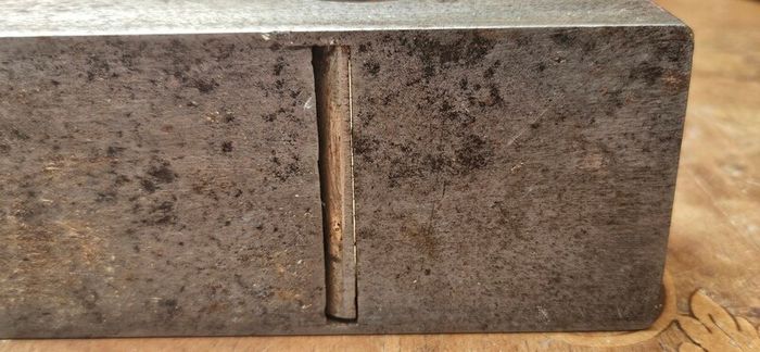 Infill smoothing plane, Mathieson iron