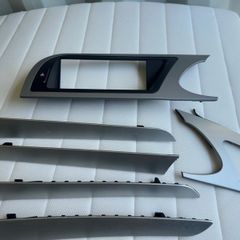 2009 Audi S4 B8 Silver Brushed Aluminium Interior Trim Set