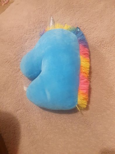 Unicorn sequin teddy