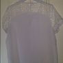 Cream lace Esmara top size UK12/14 EUR40/42 Postage included Image 3