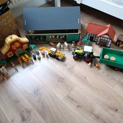 Huge selection of vintage animal toy farm