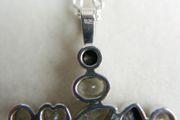 Vintage Sterling Silver 925 Cross Pendant Minora and Chain L-12"  12,33g