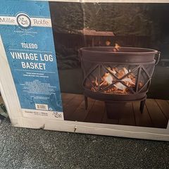 Garden Vintage Log Basket