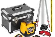 VEVOR 360 Rotary Laser Level Kit W/ Tripod &amp; Staff Self-Leveling 500m Vertical Horizontal Scanning Measurement Construction Tool