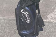Vintage Callaway Golf Classic Black Blue Cart bag