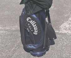 Vintage Callaway Golf Classic Black Blue Cart bag