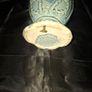 Antique Majolica Vase featuring ornate double handles, Postage Available Image 4
