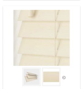 cream blinds 40 each PRICE DROP 10 each