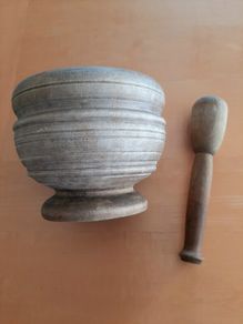 Antique pestle & mortar