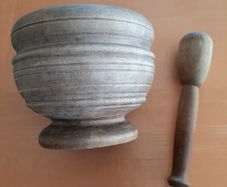 Antique pestle & mortar