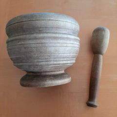Antique pestle & mortar