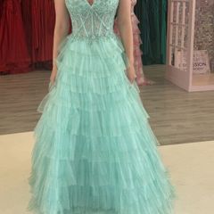Debs Dress Mint Green