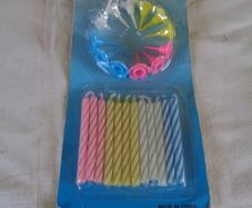 Birthday Candles and Candle Holders for Sale