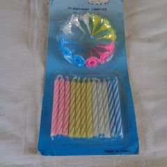 Birthday Candles and Candle Holders for Sale