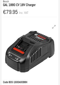 bosch professional 18v 8A charger