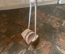 dustpan and brush