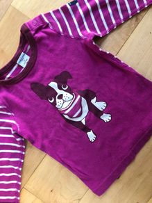 Polarn O Pyret pink top 92cm 1.5-2 yrs