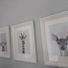 3 nursery framed pics