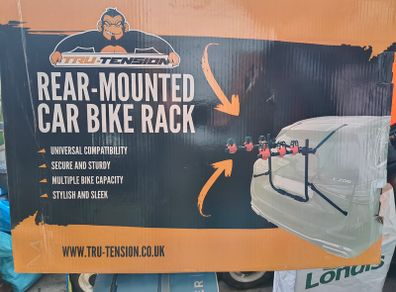 Rear mounted bike rack